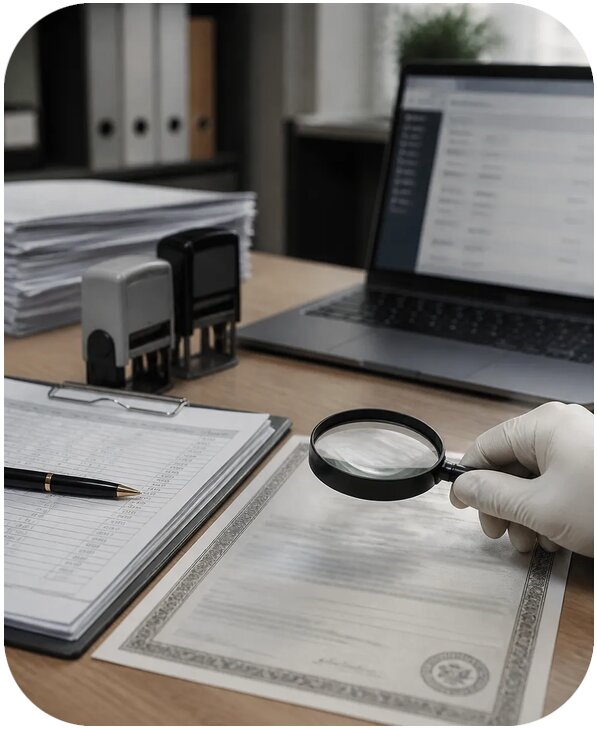 Проверка экспортной лицензии поставщика от 6089 р. | Фиалан-Сев